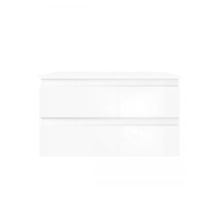 Oltens Vernal szafka 80 cm podumywalkowa wisząca biały połysk 60003000