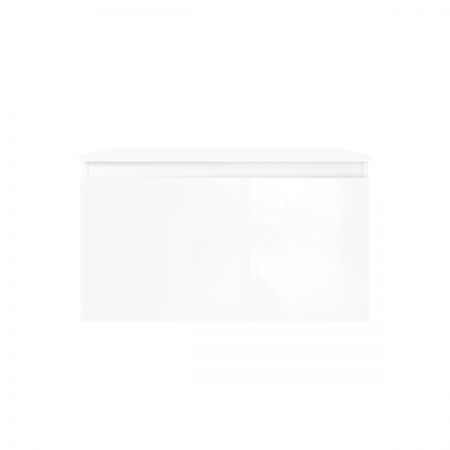 Oltens Vernal závěsná umyvadlová skříňka 80 cm s deskou, lesklá bílá 68127000
