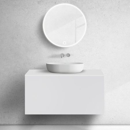 Oltens Lun blat naszafkowy 100 cm biały mat 63026000