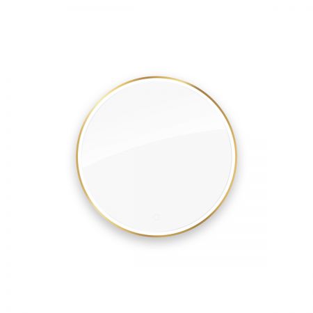 Oltens Nordlis mirror 80 cm, round with LED lighting and Klarglas system 64101800