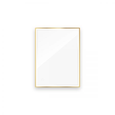 Oltens Nordlis mirror 60x80 cm, rectangular with LED lighting and Klarglas system 64105800