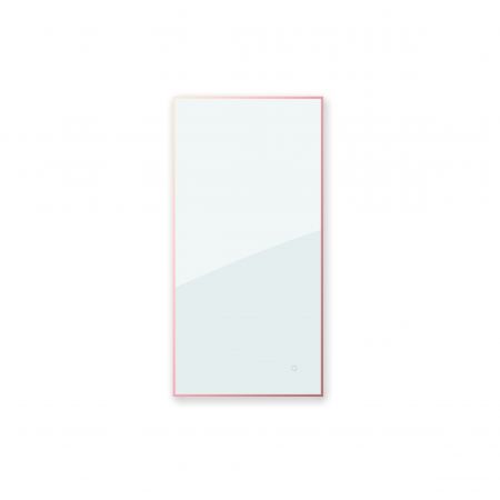 Oltens Nordlis zrcadlo 60x120 cm obdélníkový s osvětlením a systémem Klarglas, měď kartáčovaná 64112610