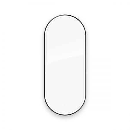 Oltens Nordlis mirror 50x120 cm, oval with LED lighting and Klarglas system 64114300