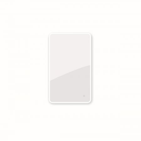 Oltens Nordlis 60x100 cm rechteckiger Spiegel mit LED-Beleuchtung und Klarglas-System 64117000