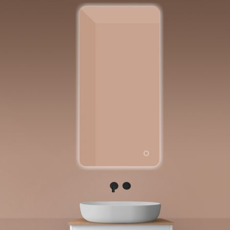 Oltens Nordlis zrcadlo 60x120 cm obdélníkový s osvětlením a systémem Klarglas 64121000