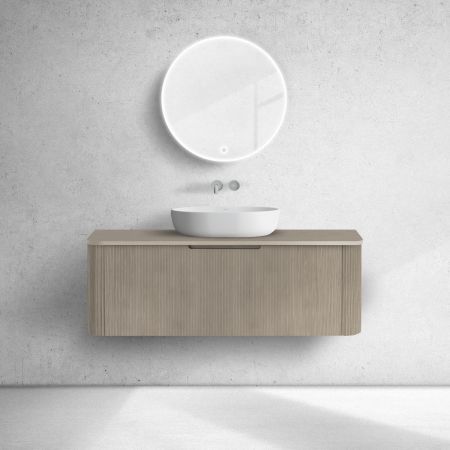 Oltens Hamnes sada koupelnového nábytku 120 cm s horní deskou, dub 68677060