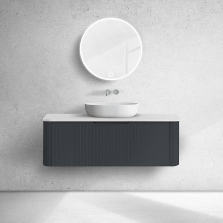 Oltens Hamnes deska na skříňku 120 cm, bílá 63015000