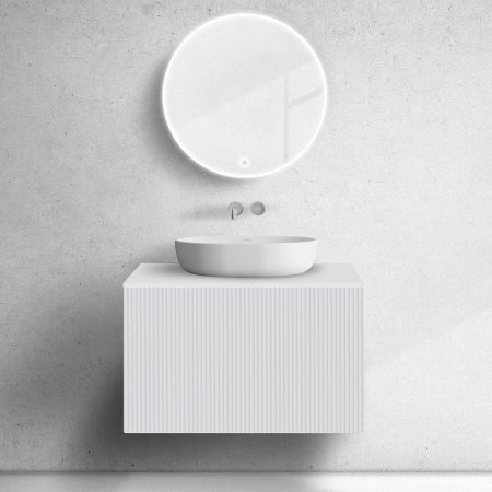 Oltens Lun szafka podumywalkowa 80 cm biały mat 60028000