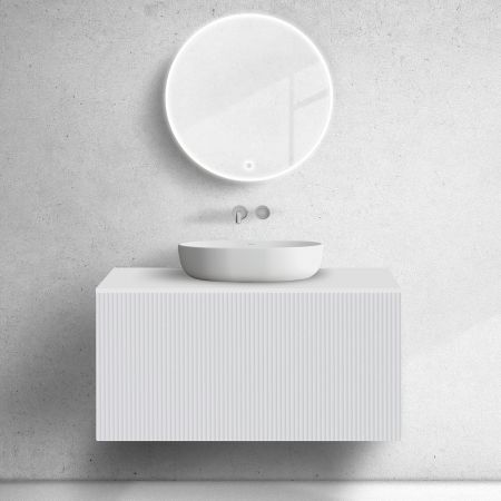 Oltens Lun blat naszafkowy 100 cm biały mat 63026000