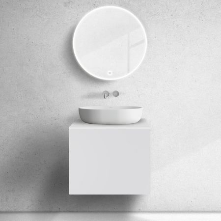 Oltens Lun blat naszafkowy 60 cm biały mat 63024000