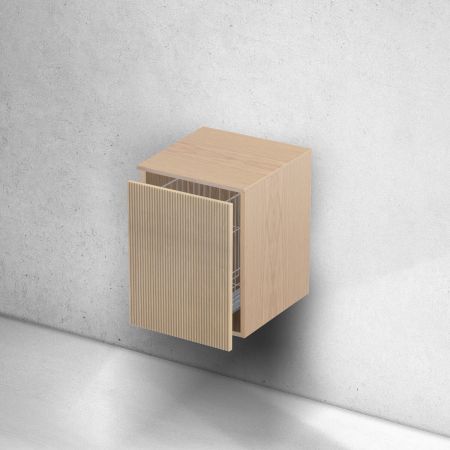 Oltens Lun bathroom cabinet with 40-cm cargo basket, oak 68804060