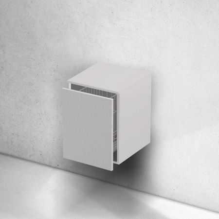 Oltens Lun bathroom cabinet with 40-cm cargo basket, cashmere 68805900