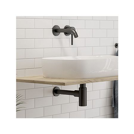 Oltens Vernal szafka 80 cm podumywalkowa wisząca z blatem biały połysk/dąb 68108000