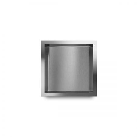 Oltens Grotta recessed shelf 30x30x10 cm, stainless steel 97000100