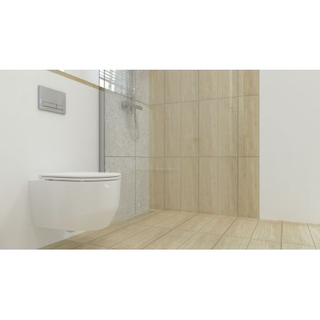 Oltens Holsted závěsná WC mísa PureRim s povrchovou úpravou SmartClean, bílá 42516000