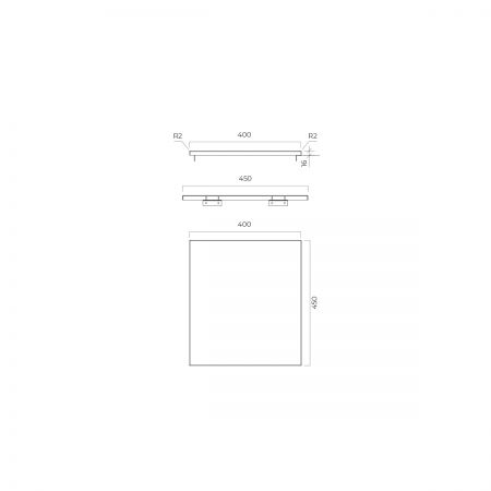 Oltens Lun szafka podumywalkowa 40 cm biały mat 60031000