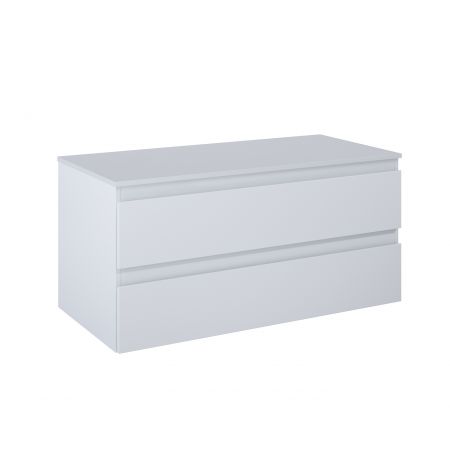 Oltens Vernal závěsná umyvadlová skříňka 100 cm s deskou, matná šedá 68117700