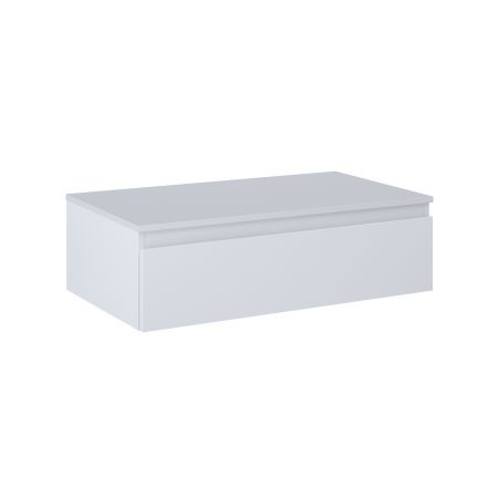 Oltens Vernal wall-mounted base unit 80 cm with countertop, matte grey 68101700