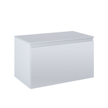 Oltens Vernal závěsná umyvadlová skříňka 120 cm s deskou, matná šedá 68127700