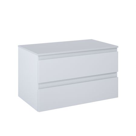 Oltens Vernal závěsná umyvadlová skříňka 80 cm s deskou, matná šedá 68116700