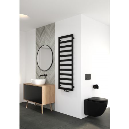 Oltens Benk bathroom heater 139x50 cm black matt 55006300