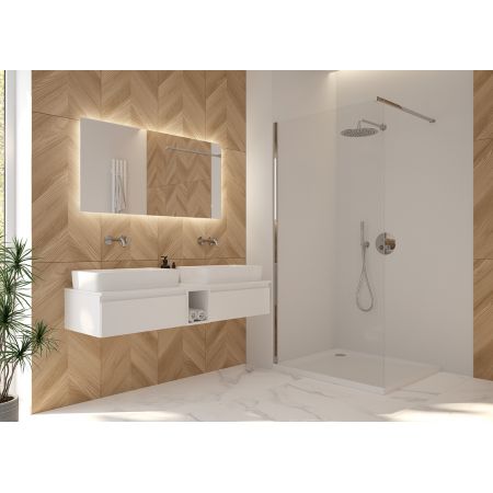 Oltens Nordlis mirror 60x120 cm, rectangular with LED lighting and Klarglas system 64112000