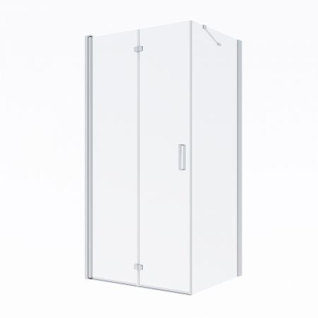 Oltens Trana kabina prysznicowa 90x80 cm prostokątna drzwi ze ścianką 20206100