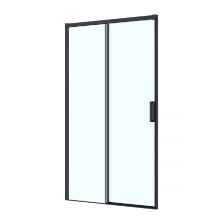 Oltens Breda sprchové dveře 120 cm, matná černá / průhledné sklo 21212300