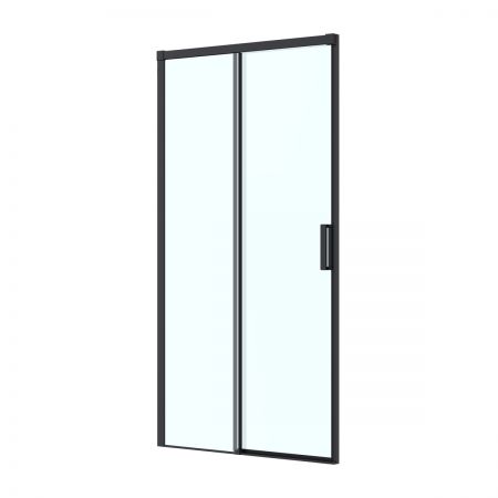 Oltens Breda sprchové dveře 110 cm, matná černá / průhledné sklo 21214300