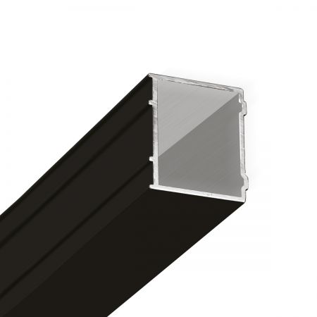 Oltens Duschkabinenverlängerungsprofil, schwarz matt 29001300