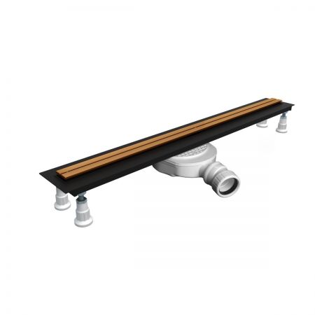 Oltens Langan Slim sprchový odtokový žlab 90 cm, lesklá měď/kartáčovaná měď 30012610