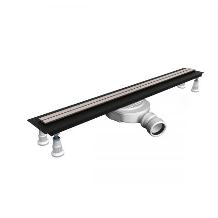 Oltens Langan Slim Duschabfluss gerade 80 cm, Glänzendes Nickel/gebürstetes Nickel 30011910