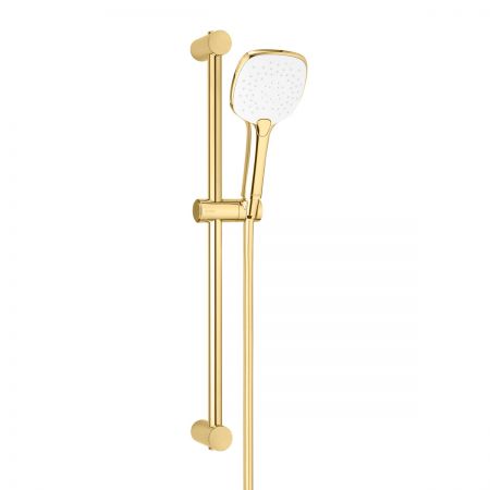 Oltens Driva EasyClick (S) Alling 60 shower set glossy gold/white 36002080