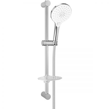 Oltens Saxan EasyClick Alling 60 shower set with soap dish chrome/white 36003110