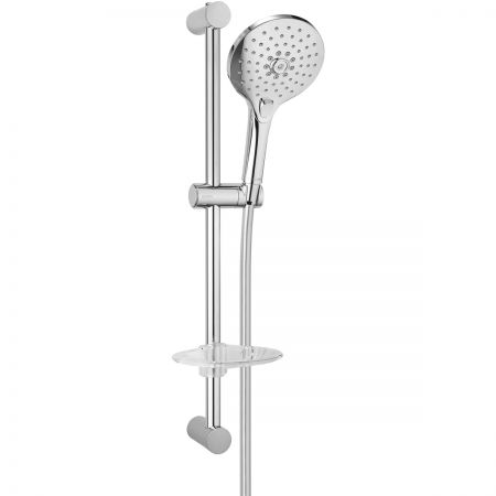 Oltens Saxan EasyClick Alling 60 shower set with soap dish chrome 36004100