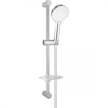 Oltens Saxan EasyClick Alling 60 shower set with soap dish chrome/white 36004110