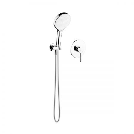 Sada Oltens Molle podomítková sprchová baterie s 3funkční sprchovou hlavicí Luva EasyClick, chrom 36032100