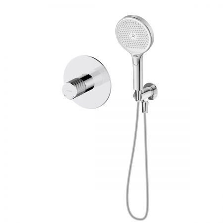Sada Oltens Hamnes podomítková sprchová baterie s 3funkční sprchovou hlavicí Luva EasyClick, chrom 36035100