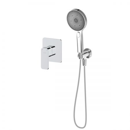 Sada Oltens Hadsel podomítková sprchová baterie s 3funkční sprchovou hlavicí Havis EasyClick, chrom 36036100