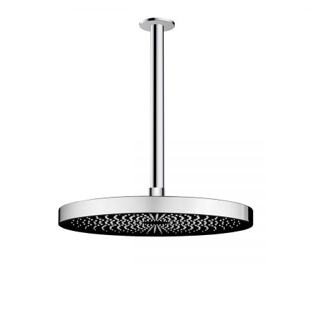 Oltens Vann deszczownica 26x26 cm okrągła z ramieniem sufitowym Aera chrom 36086100