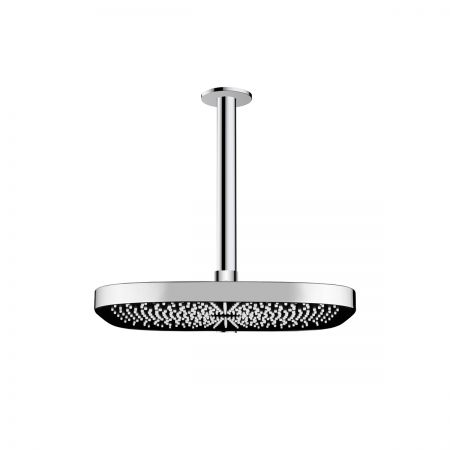 Oltens Vann (S) deszczownica 26x26 cm kwadratowa z ramieniem sufitowym Aera chrom 36092100