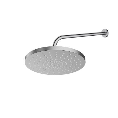 Oltens Pluva Lagan Regendusche, 25 cm, rund, mit Wandhalterung, Nickel 36093910