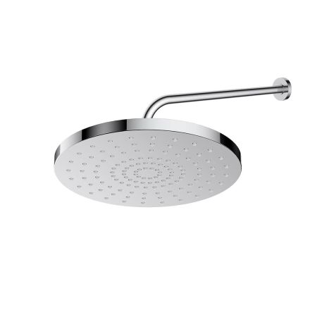 Oltens Alvo Lagan 30 cm round shower head with wall bracket, chrome 36094100