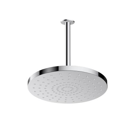 Oltens Alvo Aera deszczownica 30 cm okrągła z ramieniem sufitowym chrom 36096100