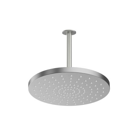 Oltens Alvo Aera deszczownica 30 cm okrągła z ramieniem sufitowym nikiel 36098910