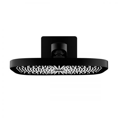 Oltens Vann (S) hranatá dešťová sprcha 26 cm, matná černá 37008300