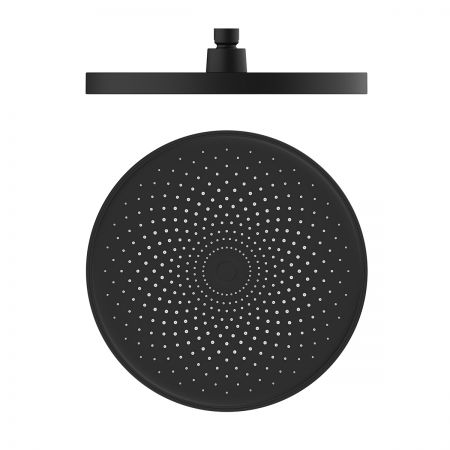 Oltens Vann deszczownica okrągła 26 cm czarny mat 37007300