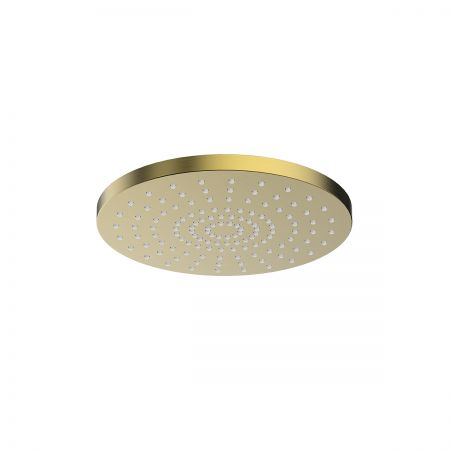 Oltens Pluva hlavová sprcha 25 cm, kulatá, kartáčované zlato 37010810