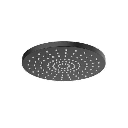 Oltens Alvo rain shower head 30 cm, round, black matte 37011300