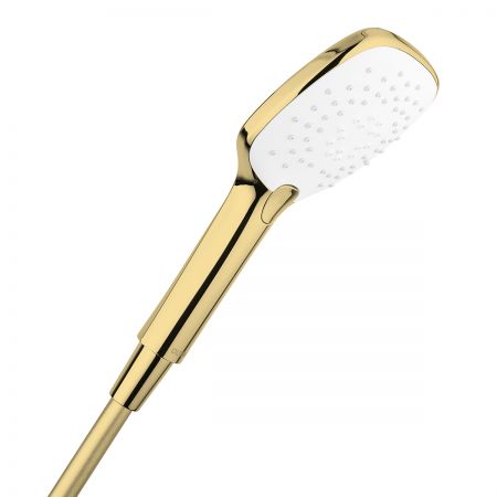 Oltens Driva EasyClick (S) showerhead glossy gold/white 37105800